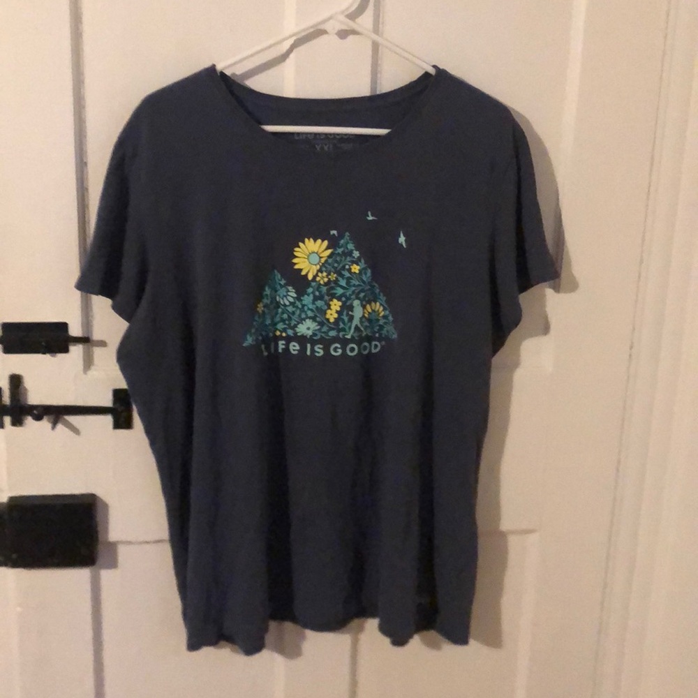 Life Is Good Womens T-shirt Short Sleeve XXL